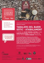 Cartell Presentació músiques Tabalers del Barri Gòtic (2)